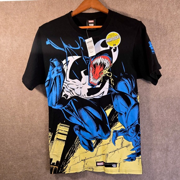 HUF Other - HUF x Marvel Venom All Over Print Black Shirt Mens Small New With Tags